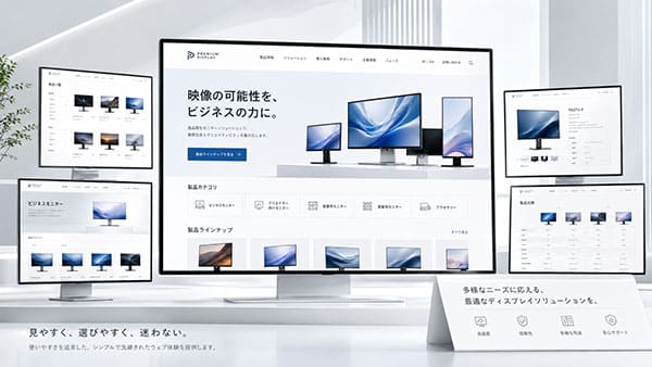 モニターメーカーウェブサイト